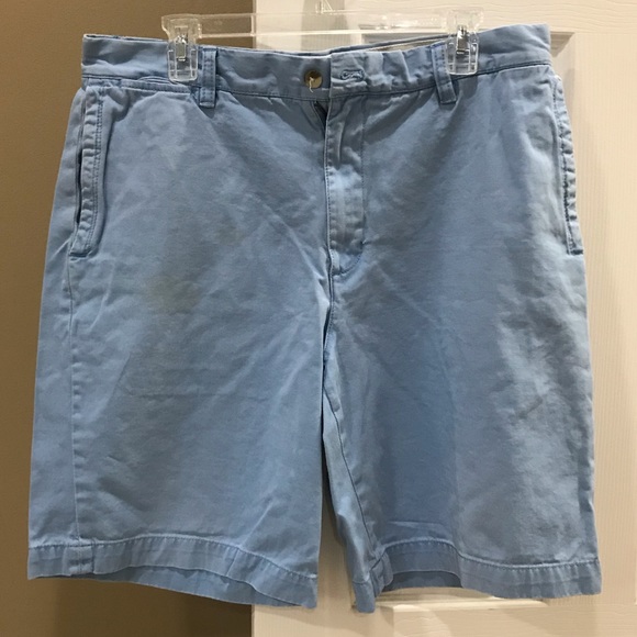 Izod | Men’s Blue Flat Front Shorts - Picture 1 of 5